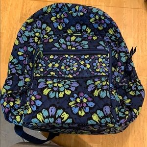 Vera Bradley campus backpack Indigo Pop